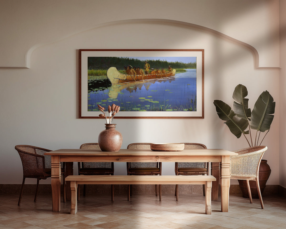 Frederic Remington — Radisson and Groseilliers | Western Art Print