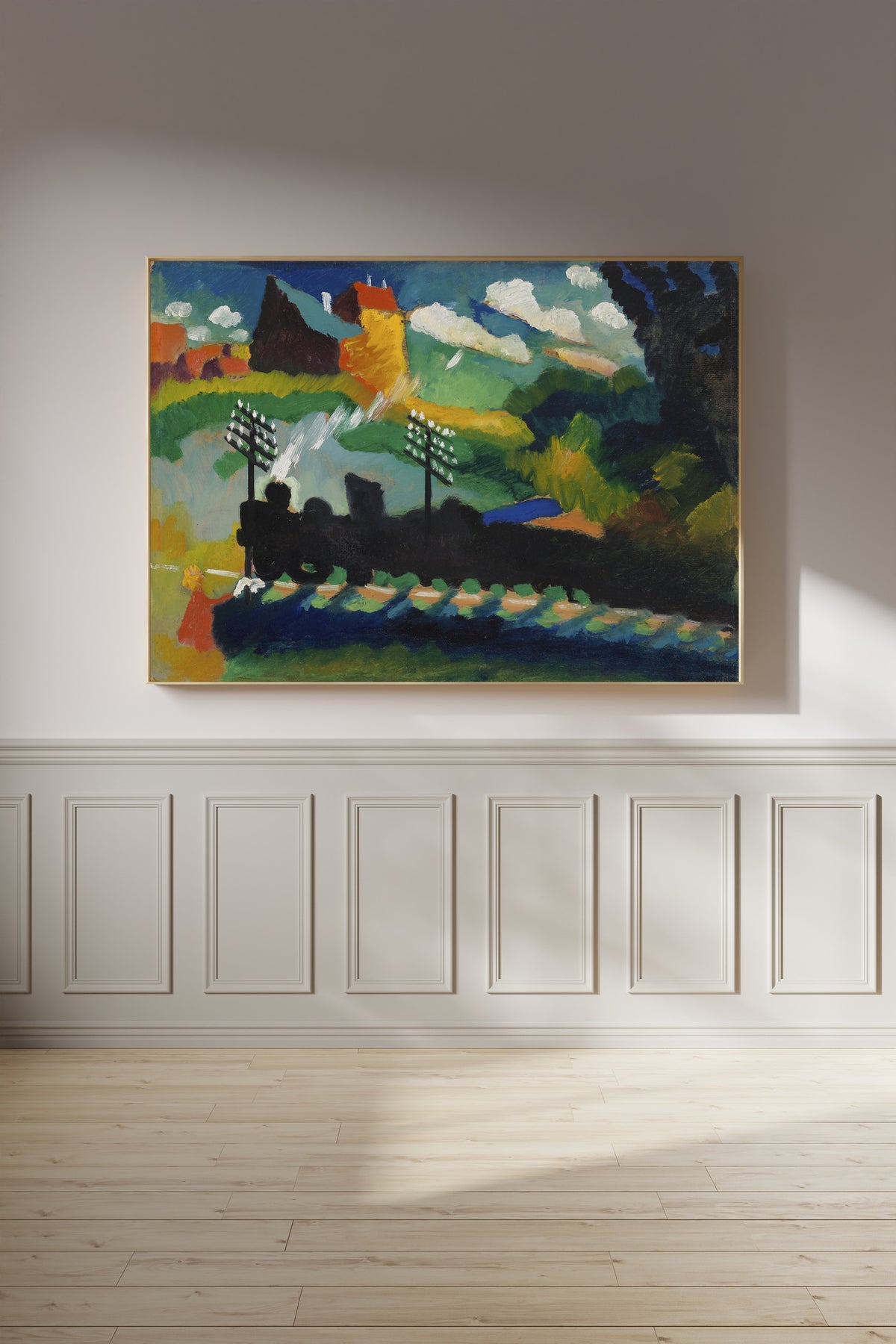 Wassily Kandinsky — Railway near Murnau | Expressionist Fine Art Print