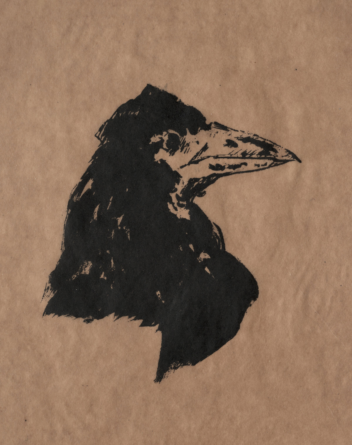 Édouard Manet — Raven's Head in Profile | Lithograph Print