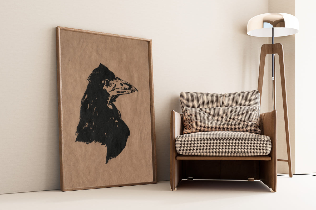 Édouard Manet — Raven's Head in Profile | Lithograph Print