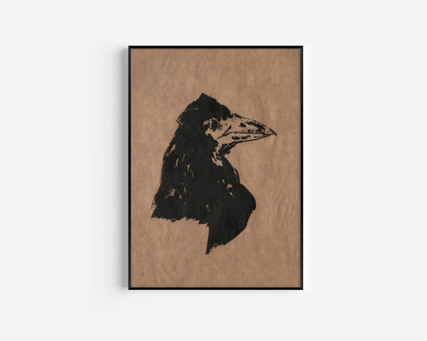 Édouard Manet — Raven's Head in Profile | Lithograph Print