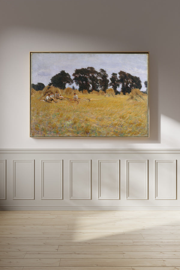 John Singer Sargent — Reapers Resting in a Wheat Field | Fine Art Print