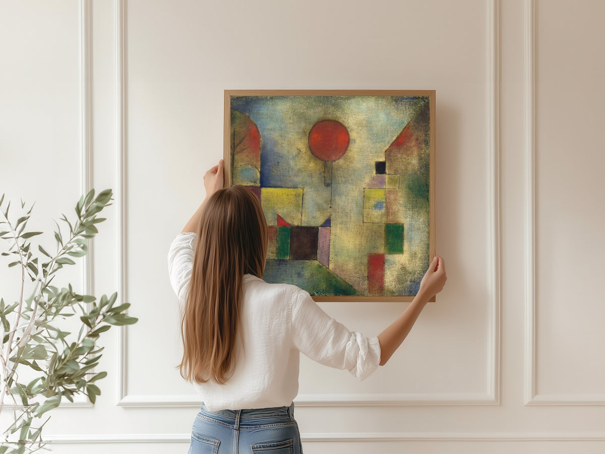 Paul Klee — Red Balloon | Bauhaus Fine Art Print