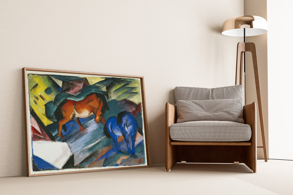 Franz Marc — Red and Blue Horse | Expressionist Fine Art Print