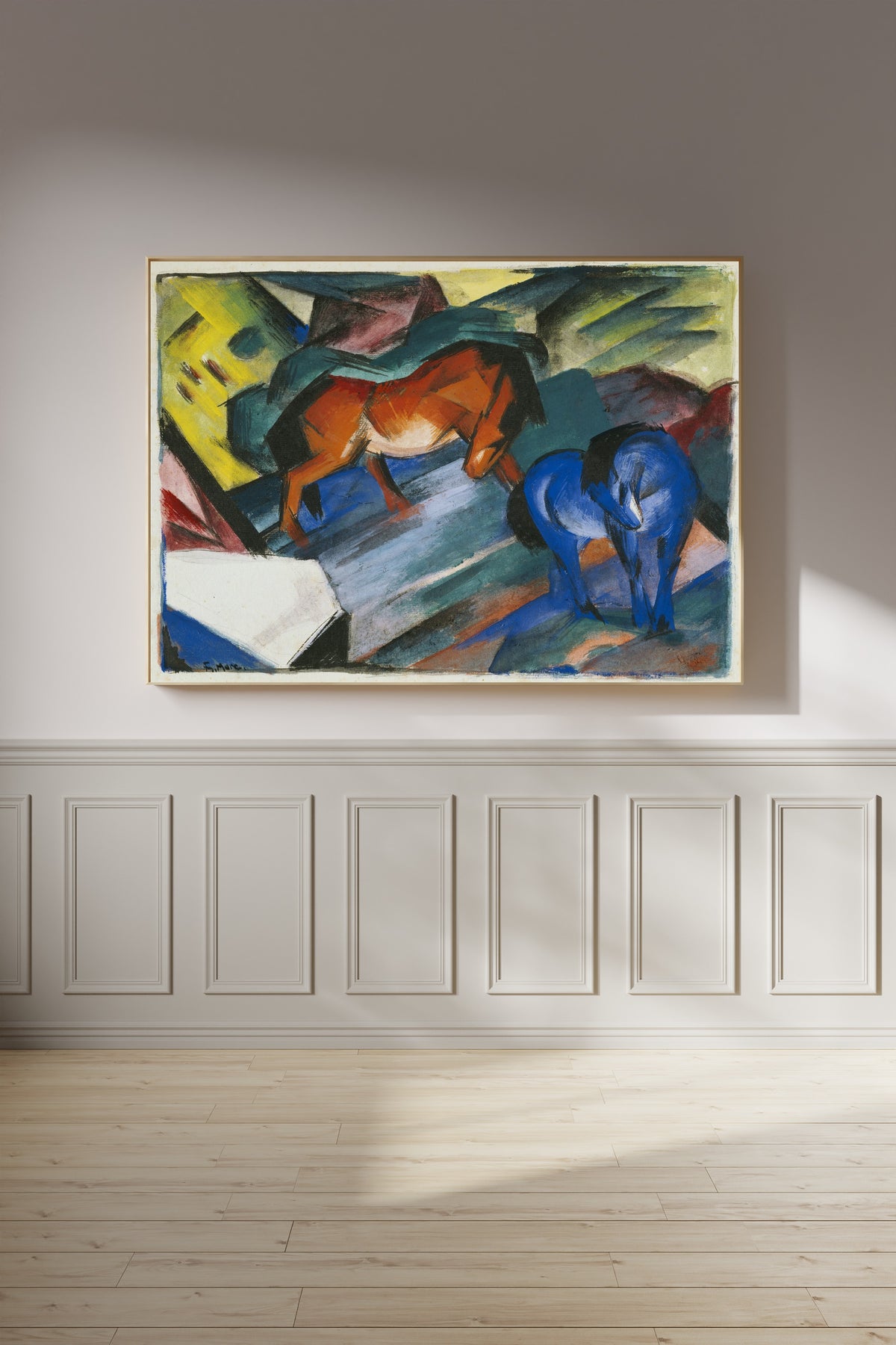 Franz Marc — Red and Blue Horse | Expressionist Fine Art Print