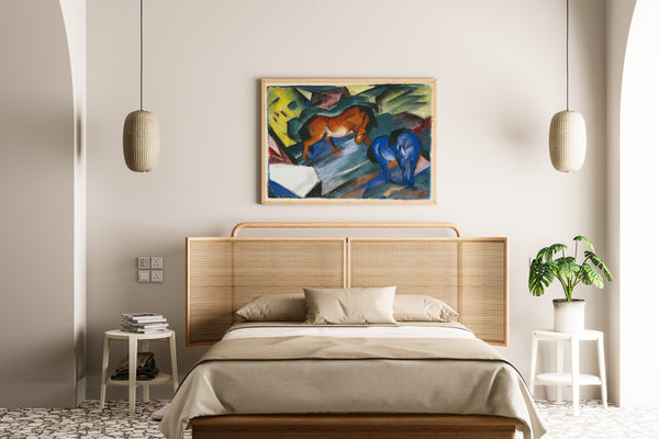 Franz Marc — Red and Blue Horse | Expressionist Fine Art Print