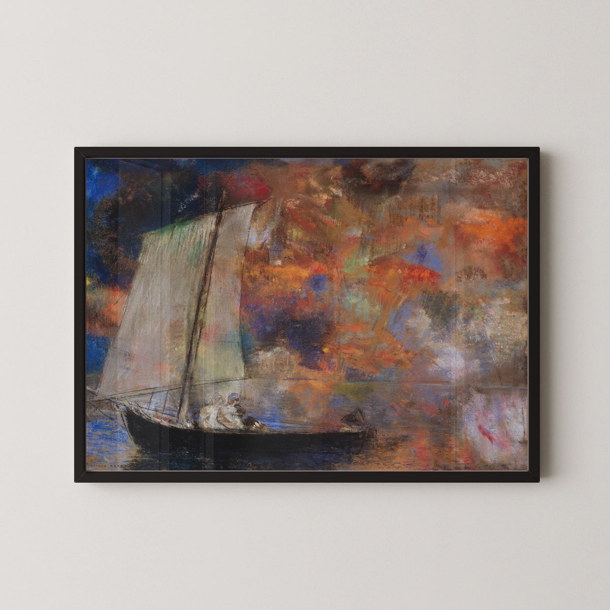 Odilon Redon — Flower Clouds | Symbolist Art Print