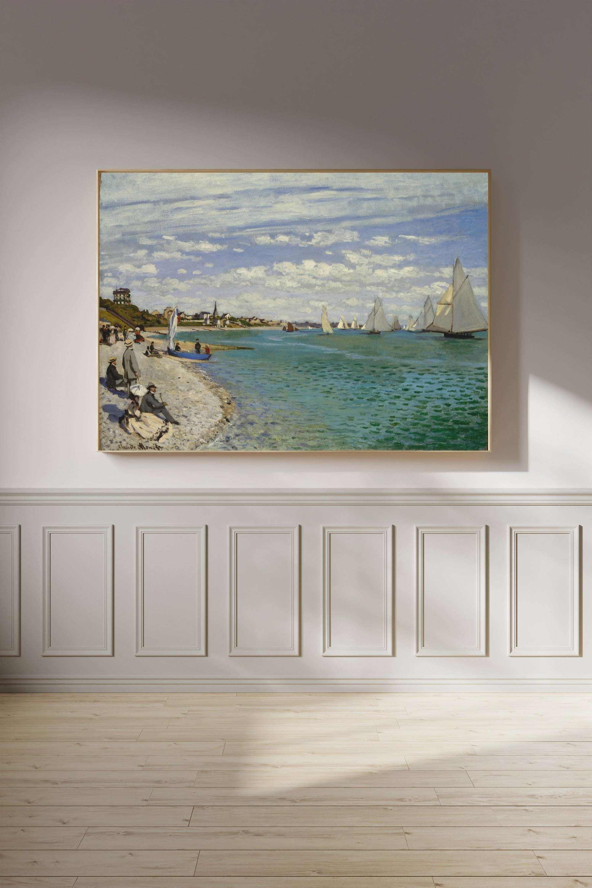 Claude Monet — Regatta at Sainte-Adresse | Fine Art Print