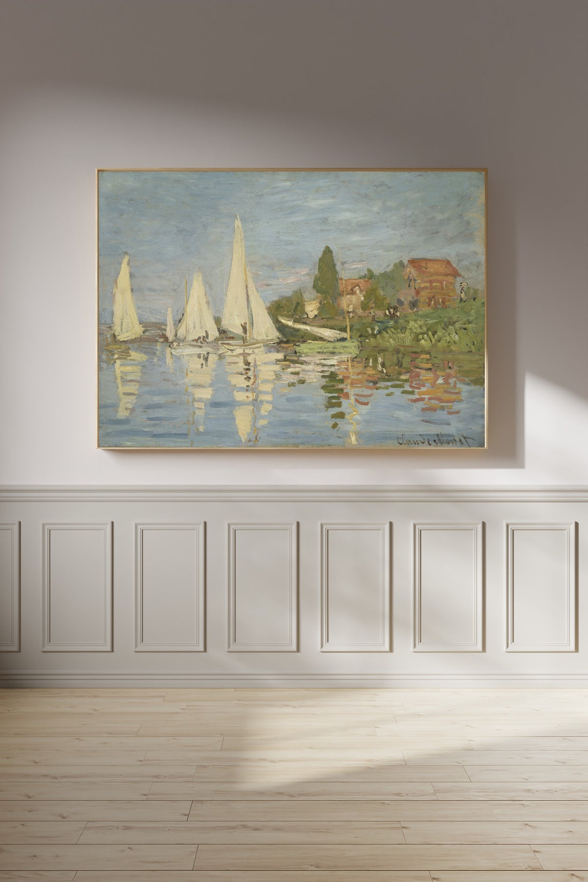 Claude Monet — Regattas at Argenteuil | Fine Art Print