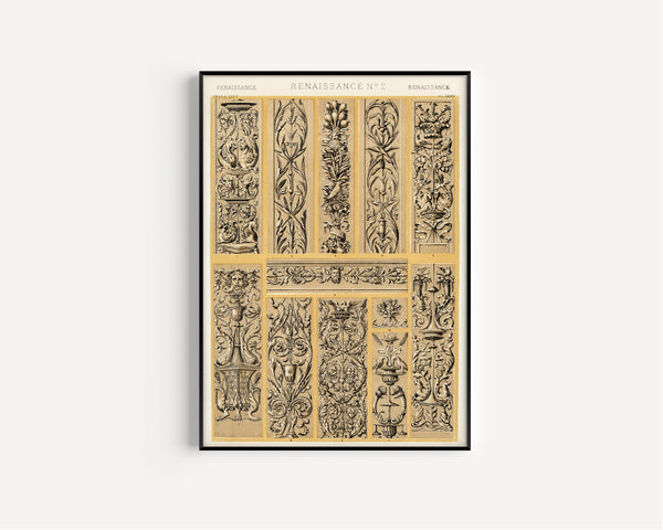 Owen Jones — Renaissance No. 2 | Grammar of Ornament Design Print