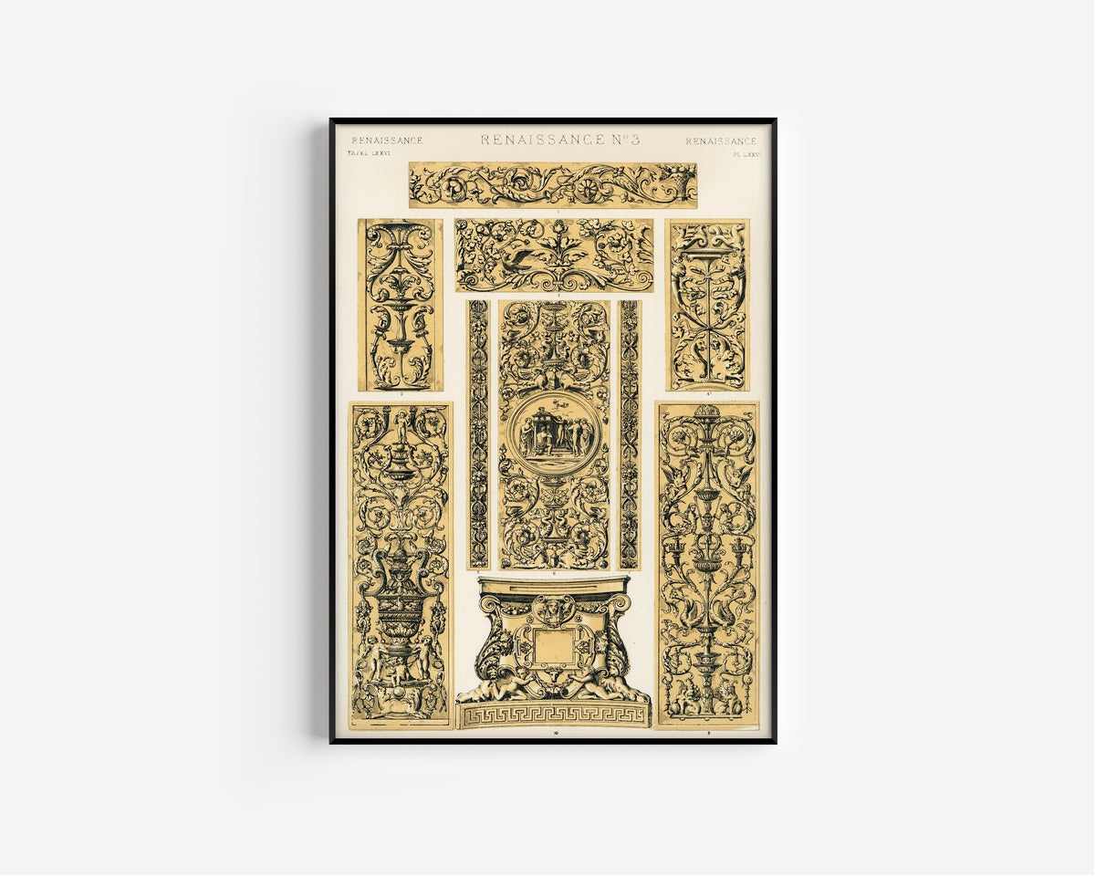 Owen Jones — Renaissance No. 3 | Grammar of Ornament Design Print