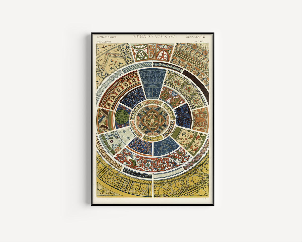 Owen Jones — Renaissance No. 5 | Grammar of Ornament Design Print