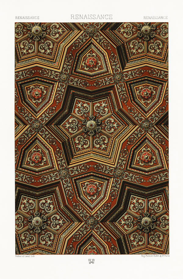 Auguste Racinet — Renaissance (L'Ornement Polychrome plate) | Fine Art Print