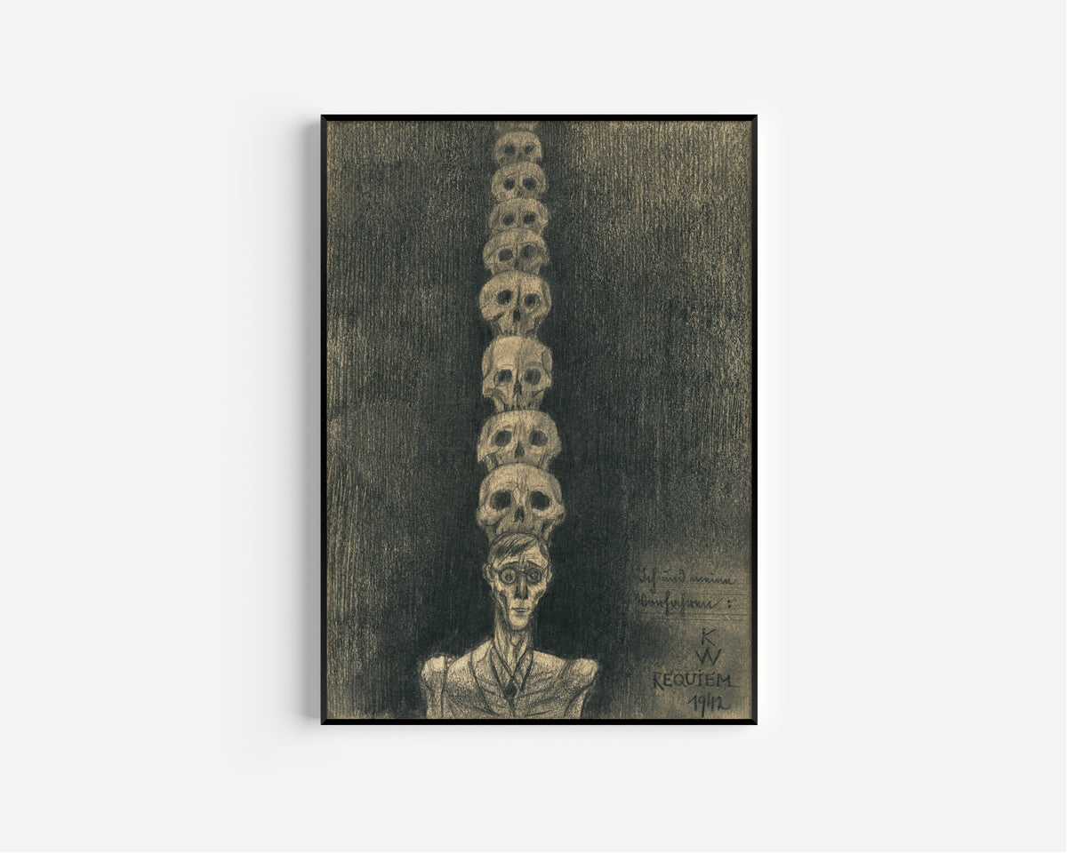 Karl Wiener — Requiem | Surreal Art Print