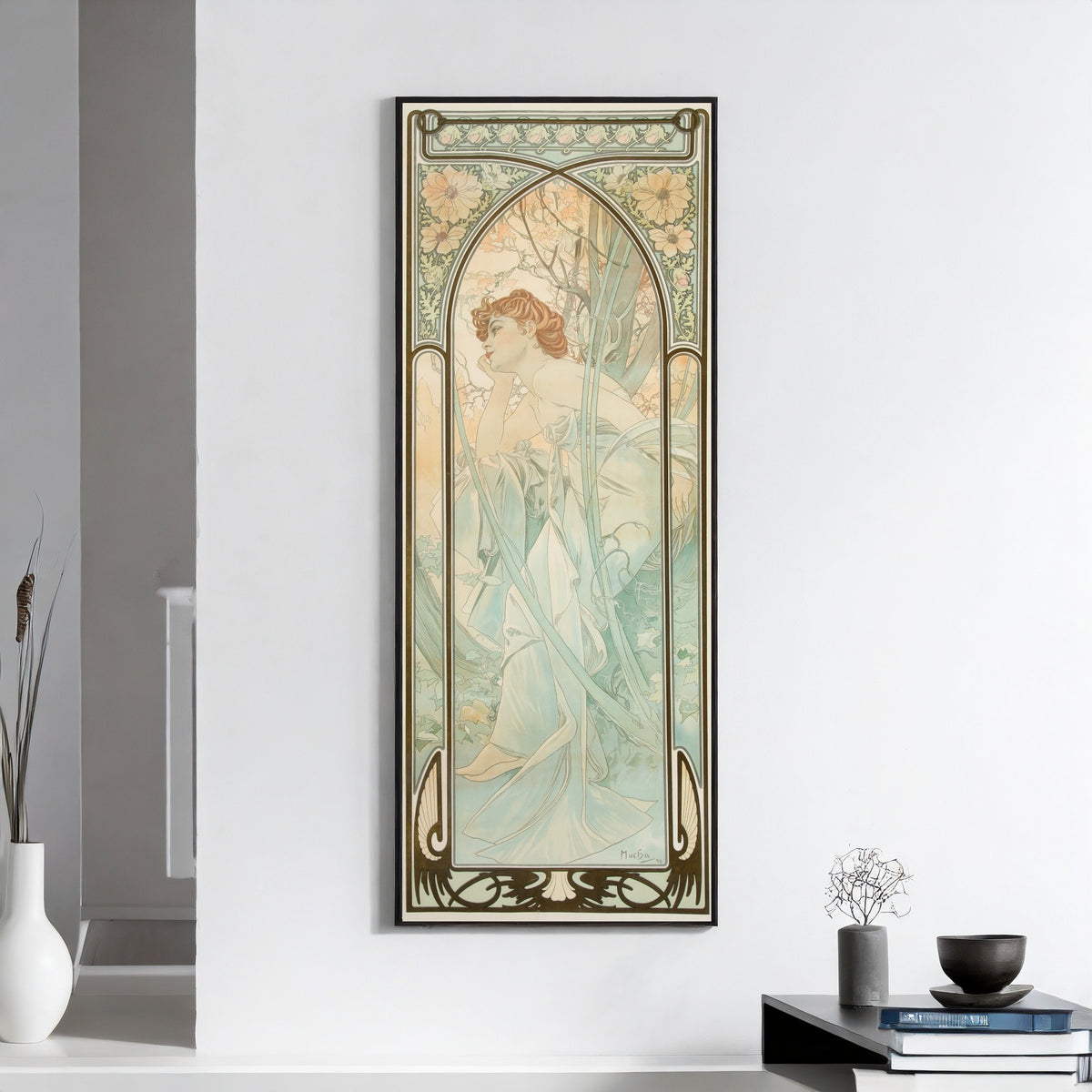 Alphonse Mucha — Rêverie du soir | Art Nouveau Print