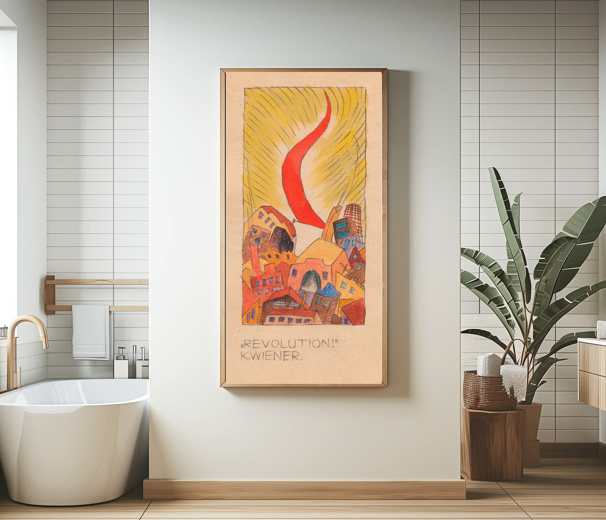 Karl Wiener — Revolution! | Expressionist Art Print