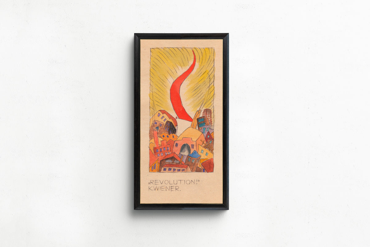 Karl Wiener — Revolution! | Expressionist Art Print