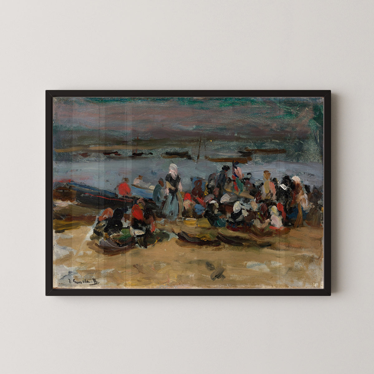 Joaquín Sorolla — At the Estuary, Asturias (Las Carboneras) | Fine Art Print