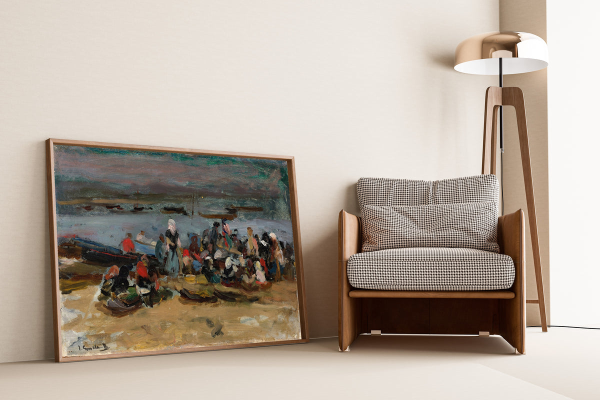 Joaquín Sorolla — At the Estuary, Asturias (Las Carboneras) | Fine Art Print