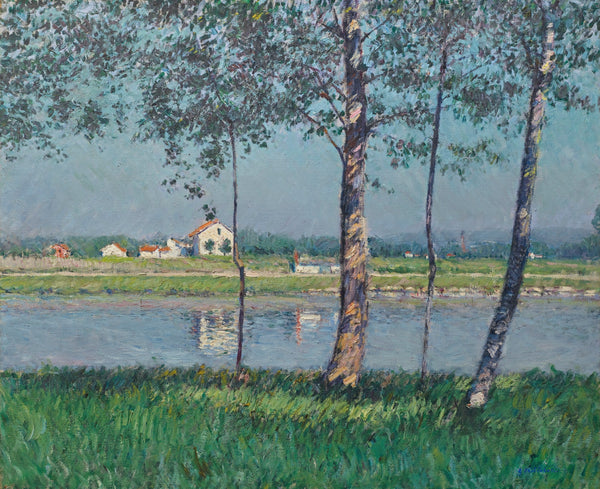Gustave Caillebotte — Rive de la Seine au Petit-Gennevilliers | Fine Art Print