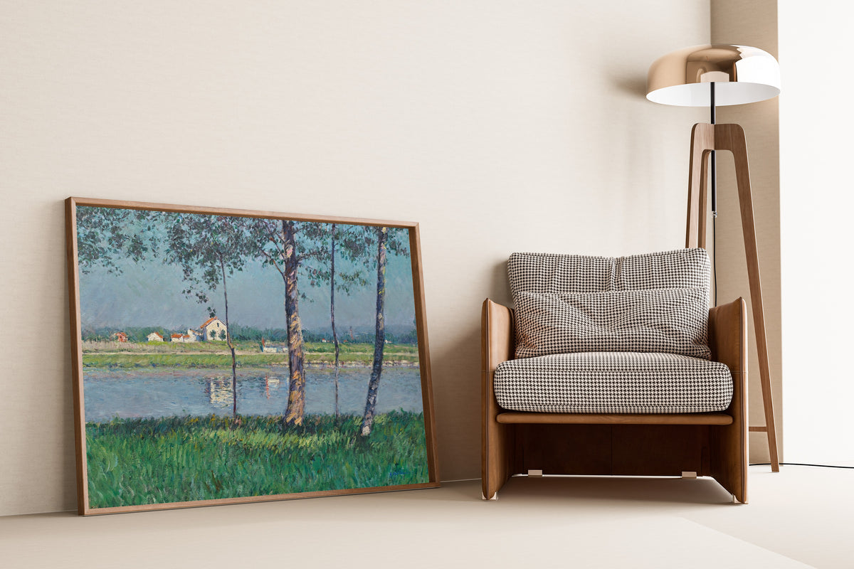 Gustave Caillebotte — Rive de la Seine au Petit-Gennevilliers | Fine Art Print