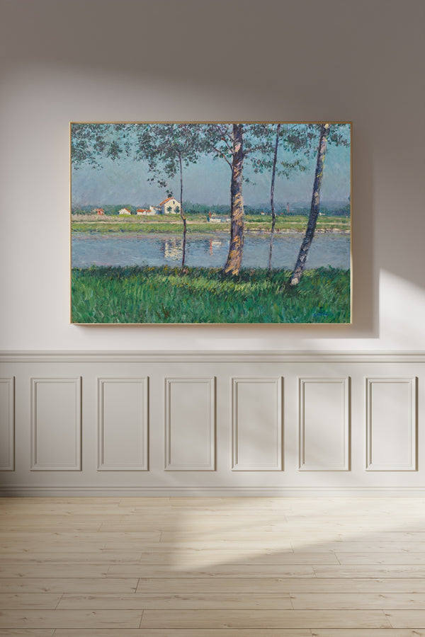 Gustave Caillebotte — Rive de la Seine au Petit-Gennevilliers | Fine Art Print