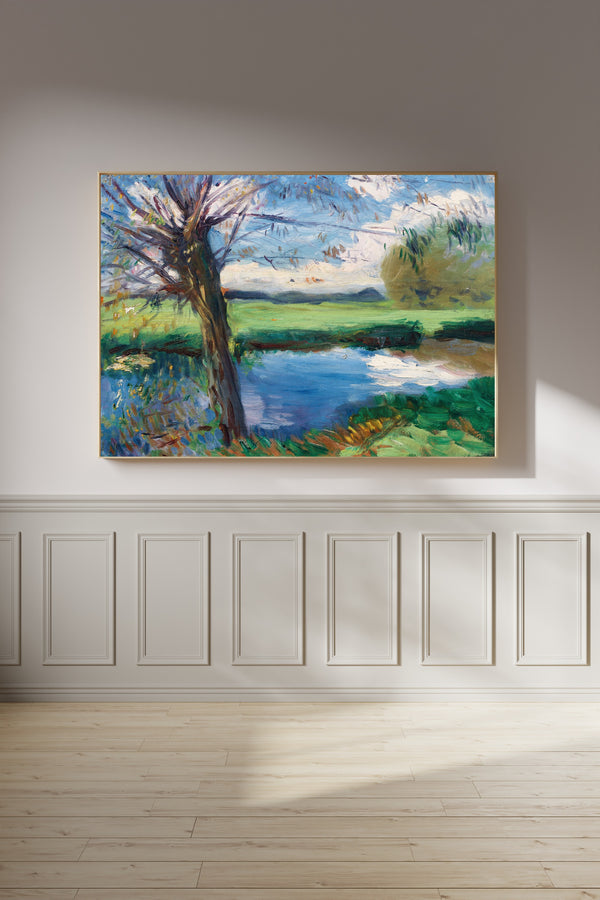 John Singer Sargent — River Bank, near Oxford | Fine Art Print