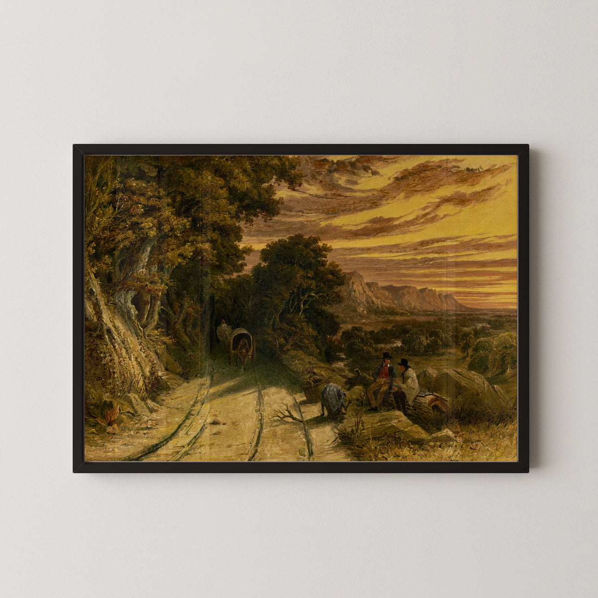 Seth Eastman — Road-Side View (View in Wisconsin) | Landscape Fine Art Print