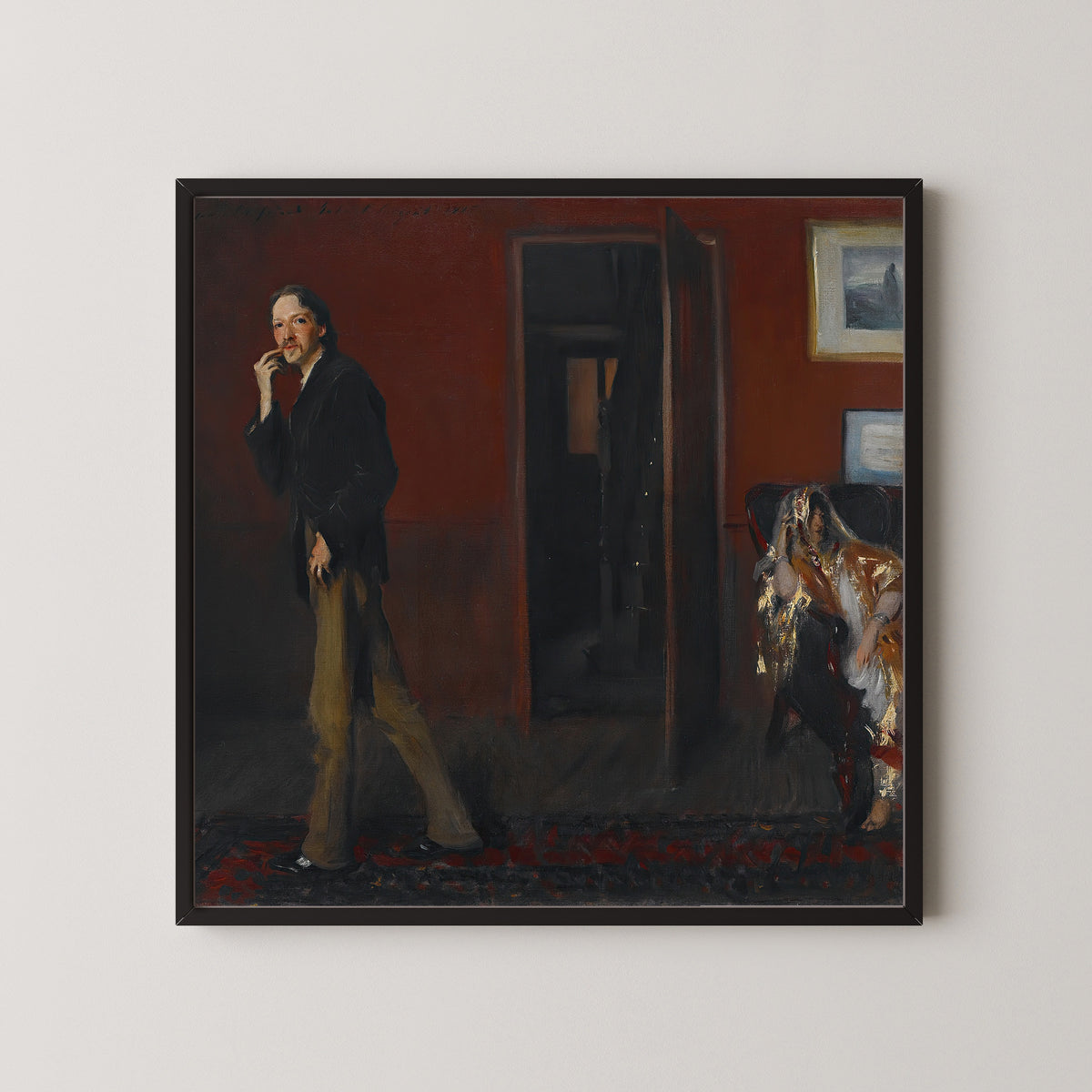 John Singer Sargent — Robert Louis Stevenson and His Wife | Fine Art Print