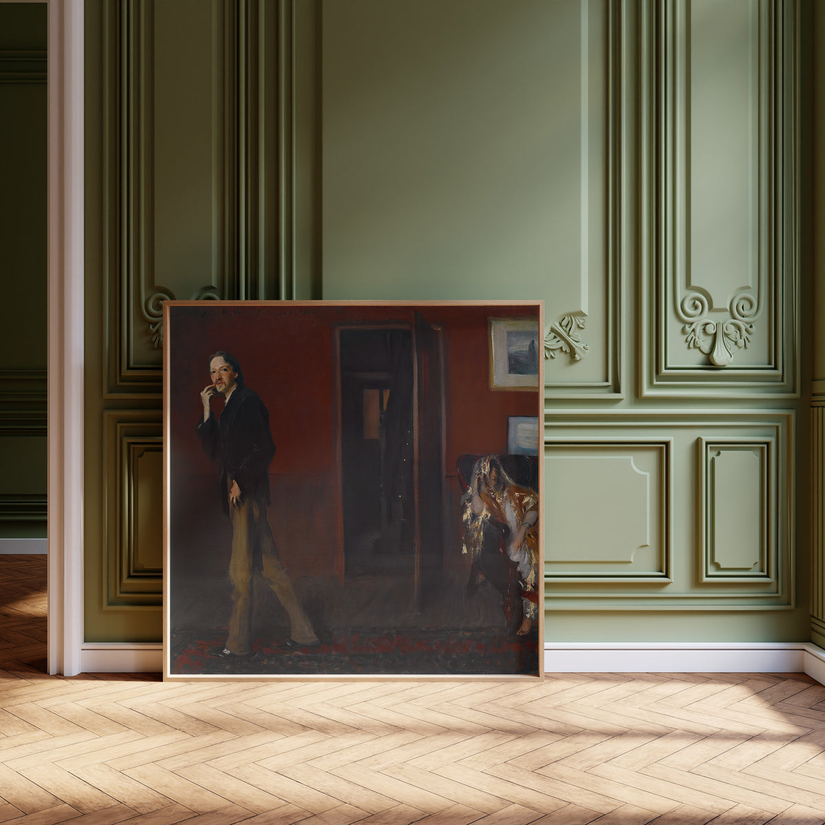 John Singer Sargent — Robert Louis Stevenson and His Wife | Fine Art Print
