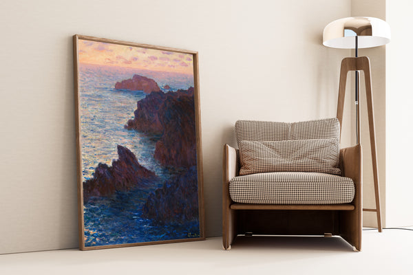 Claude Monet — Rock at Belle-Île, Port-Domois | Fine Art Print