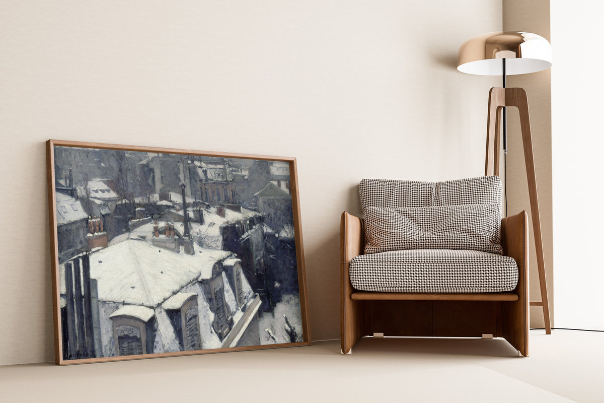 Gustave Caillebotte — Rooftops in the Snow (Snow Effect) | Fine Art Print