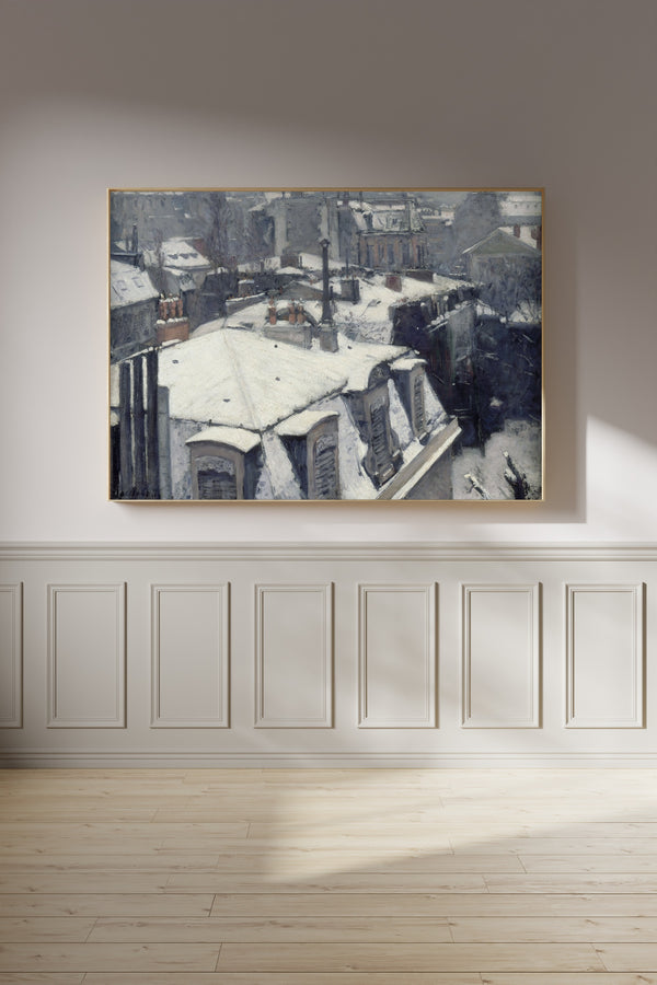 Gustave Caillebotte — Rooftops in the Snow (Snow Effect) | Fine Art Print