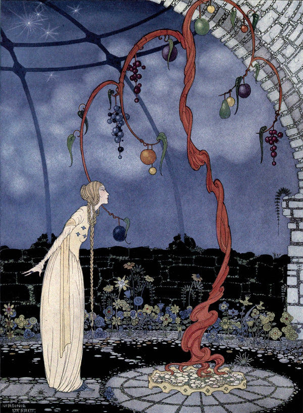 Virginia Frances Sterrett — Rosalie saw before her eyes a tree of marvellous beauty | Fairy Tale Illustration Print