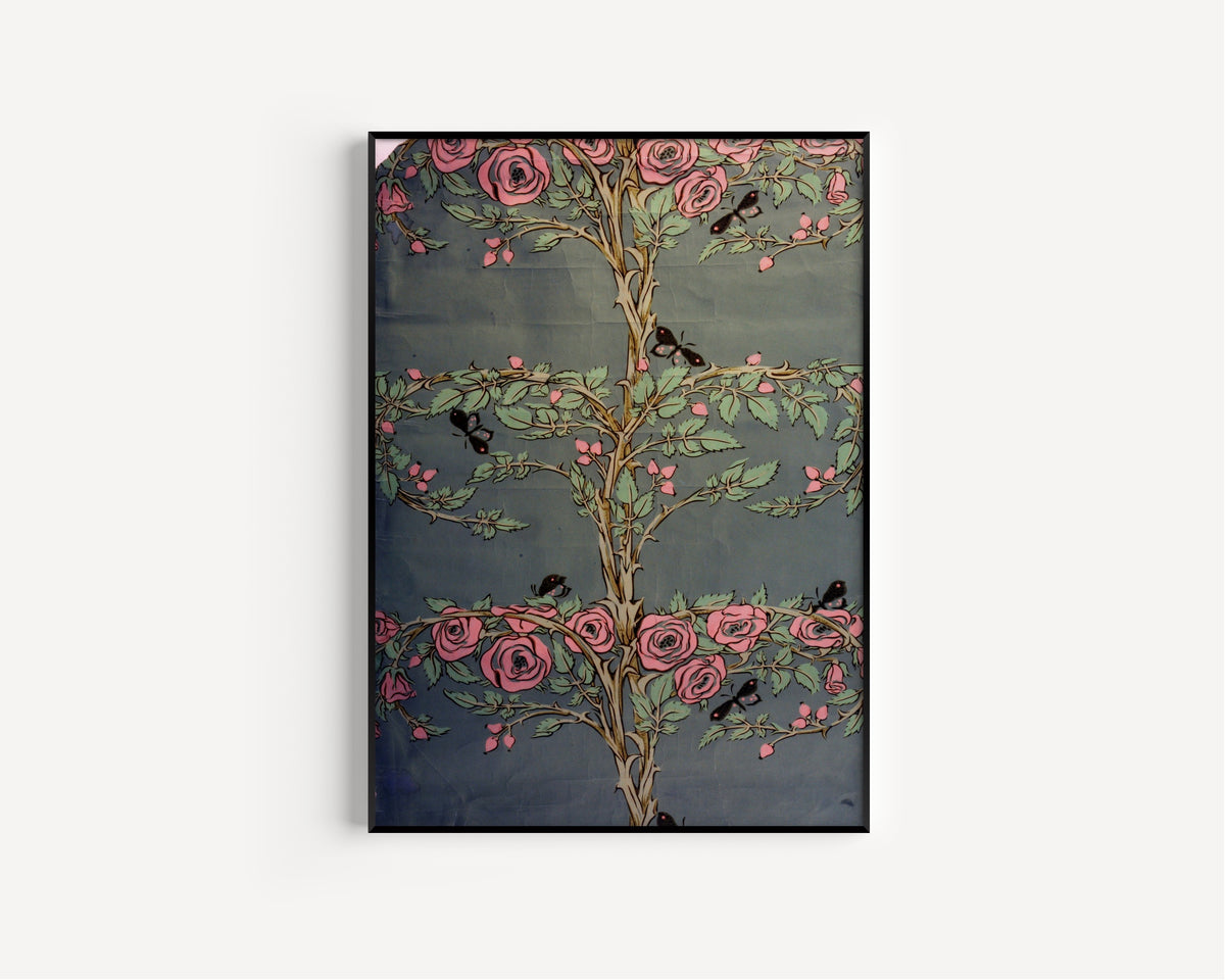 Arthur Heygate Mackmurdo — Rose and Tree | Ornament Plate Print