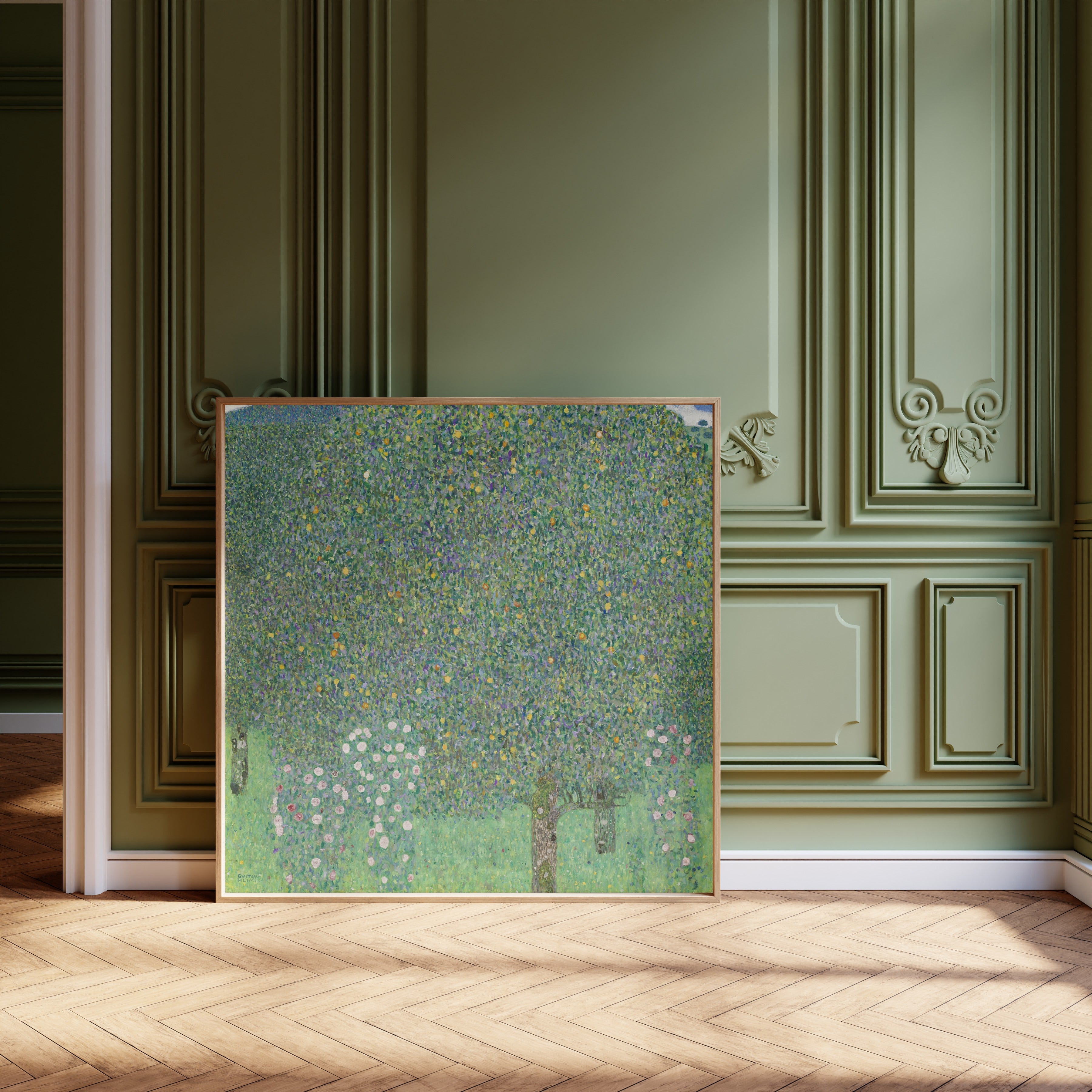 Gustav Klimt — Rosebushes under the Trees | Fine Art Print
