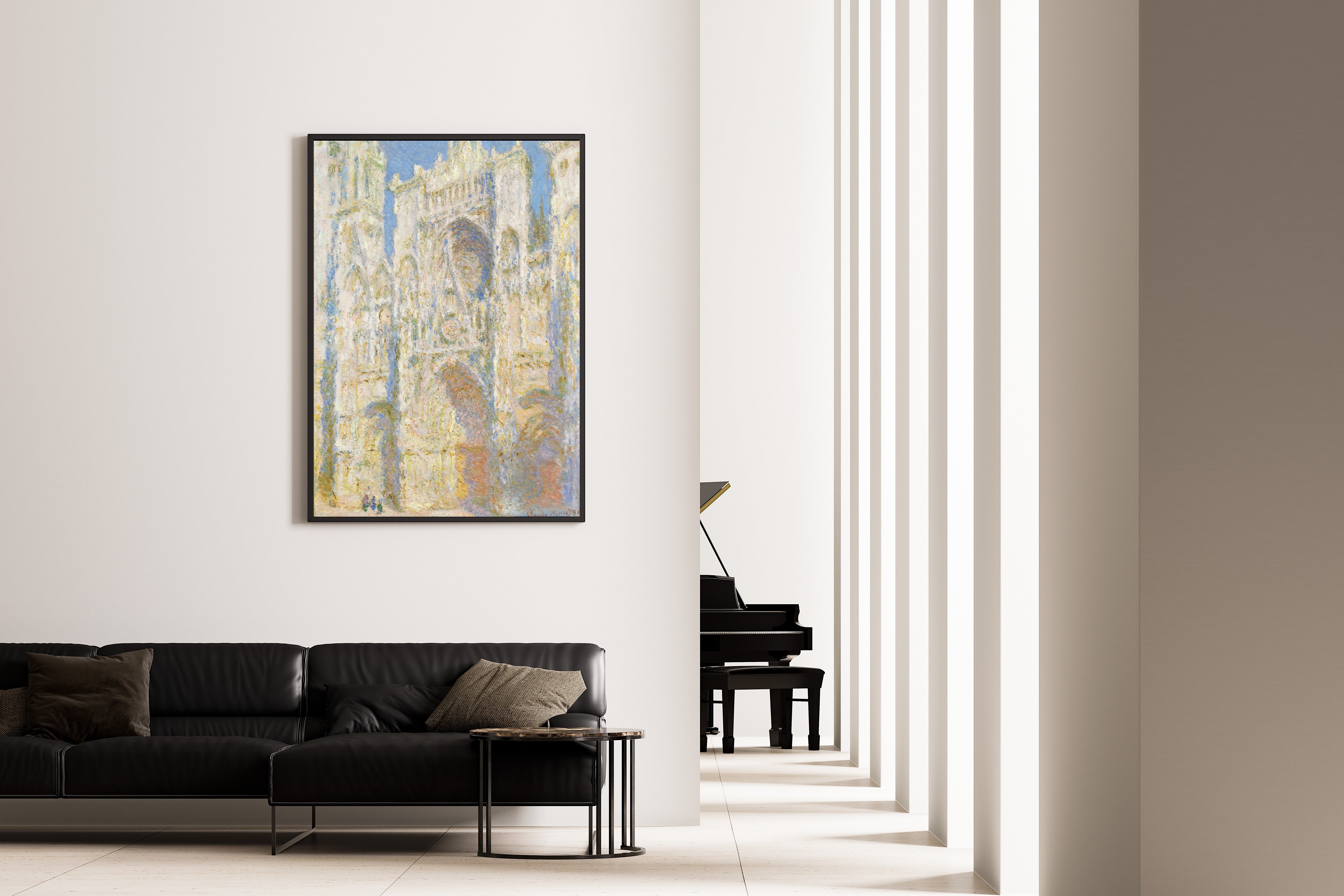 Claude Monet — Rouen Cathedral, West Façade, Sunlight | Fine Art Print