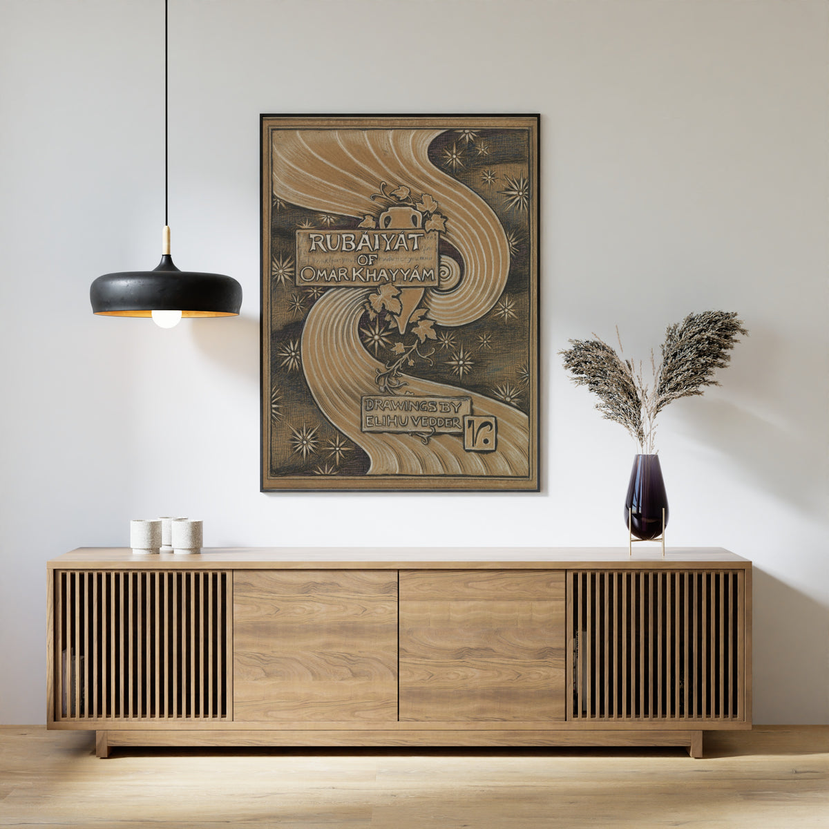 Elihu Vedder — Rubáiyát of Omar Khayyám: Cover | Illustration Art Print