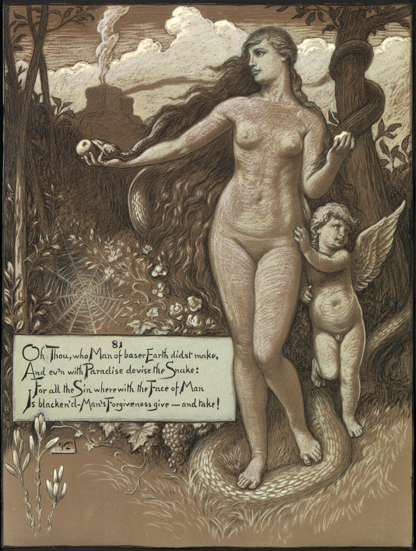 Elihu Vedder — Rubáiyát of Omar Khayyám: In the Beginning | Illustration Art Print