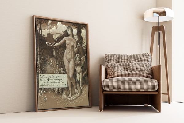 Elihu Vedder — Rubáiyát of Omar Khayyám: In the Beginning | Illustration Art Print