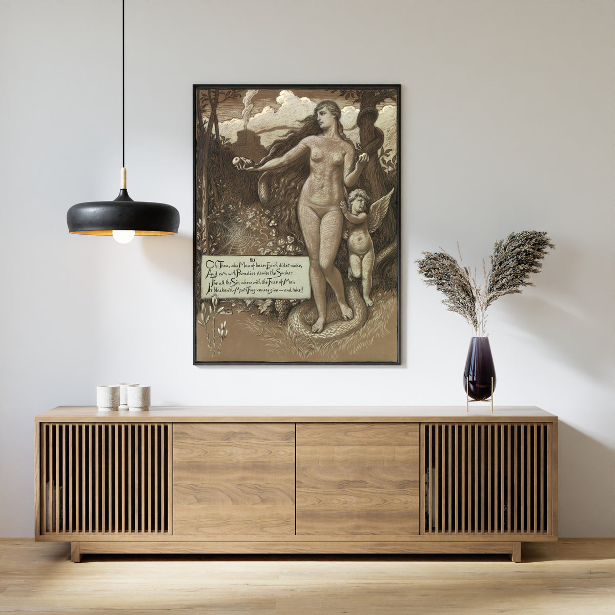Elihu Vedder — Rubáiyát of Omar Khayyám: In the Beginning | Illustration Art Print