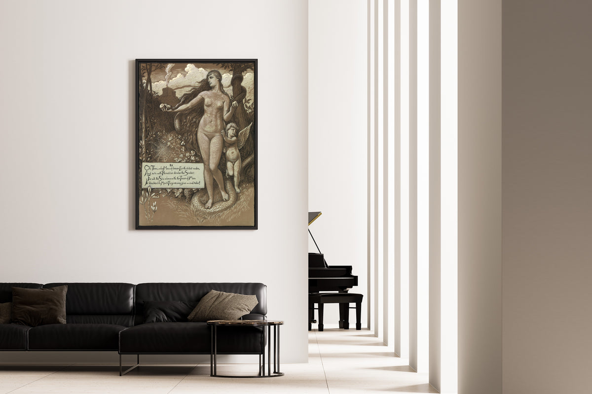 Elihu Vedder — Rubáiyát of Omar Khayyám: In the Beginning | Illustration Art Print
