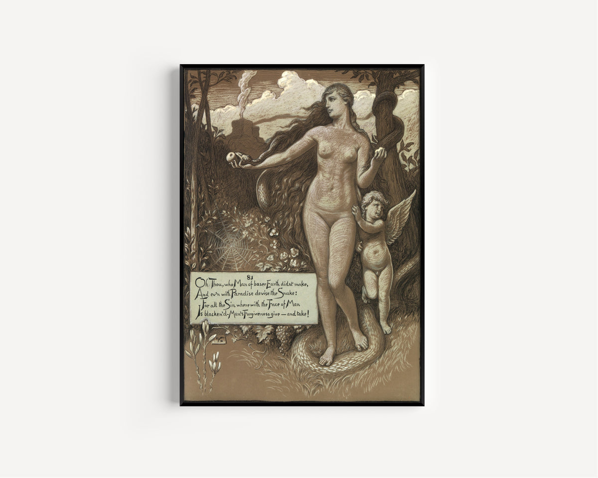 Elihu Vedder — Rubáiyát of Omar Khayyám: In the Beginning | Illustration Art Print