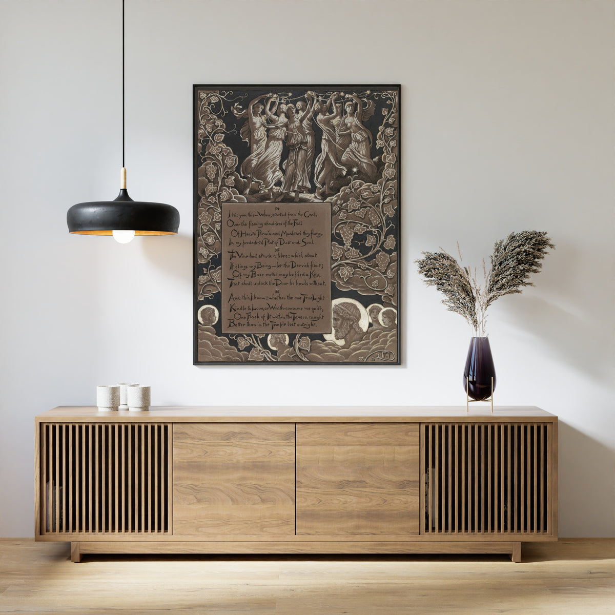 Elihu Vedder — Rubáiyát of Omar Khayyám: Omar’s Horoscope | Illustration Art Print