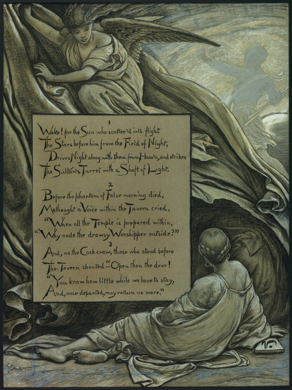 Elihu Vedder — Rubáiyát of Omar Khayyám: The Awakening | Illustration Art Print