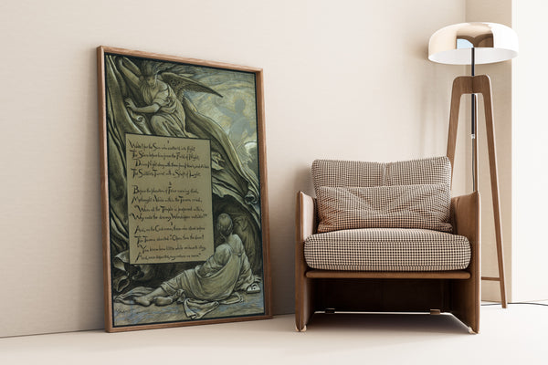 Elihu Vedder — Rubáiyát of Omar Khayyám: The Awakening | Illustration Art Print