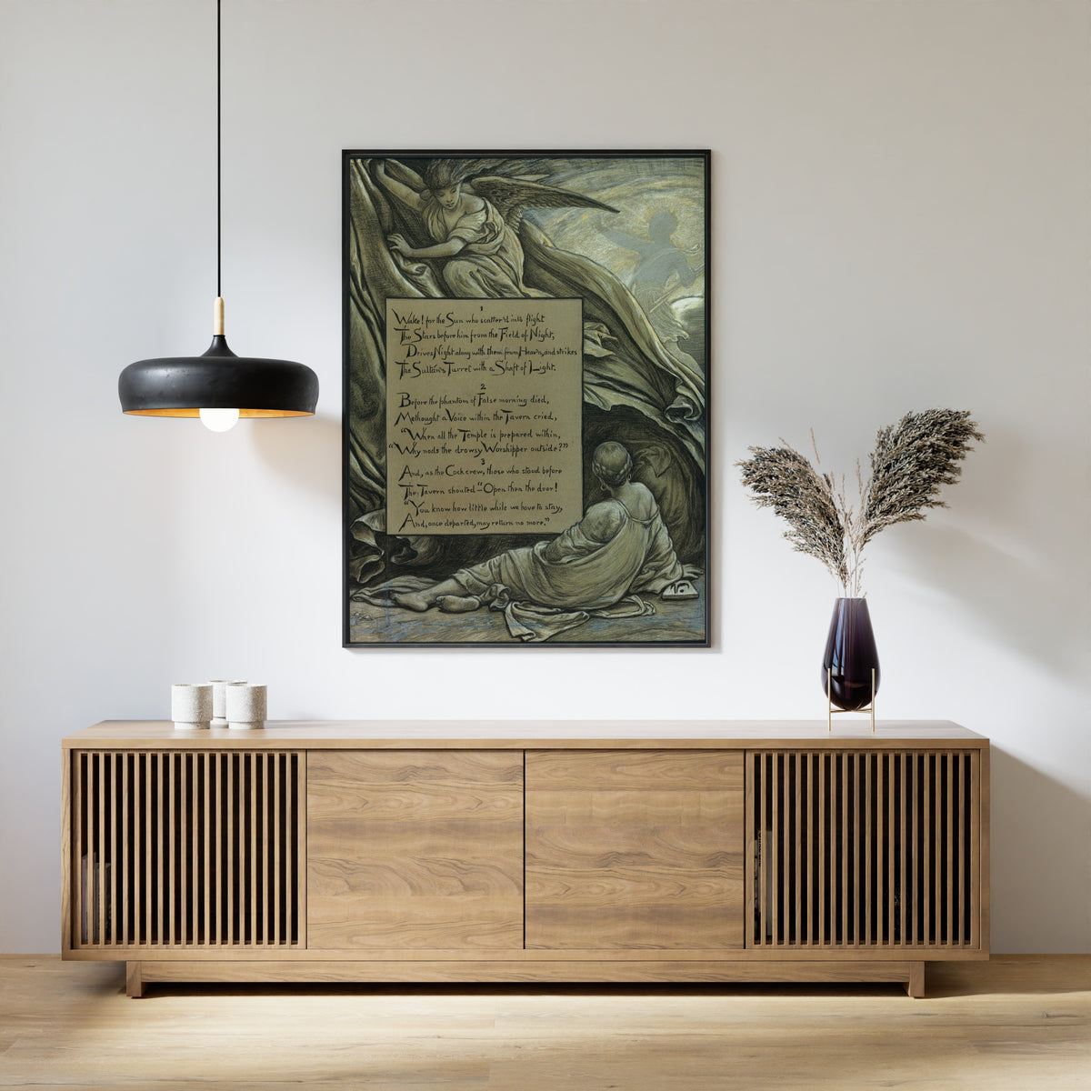 Elihu Vedder — Rubáiyát of Omar Khayyám: The Awakening | Illustration Art Print