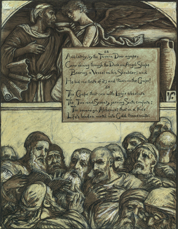 Elihu Vedder — Rubáiyát of Omar Khayyám: The Jarring Sects | Illustration Art Print