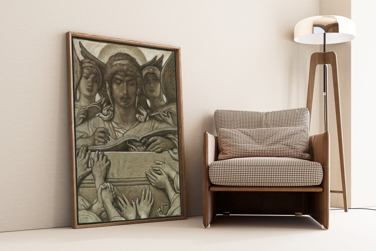 Elihu Vedder — Rubáiyát of Omar Khayyám: The Recording Angel | Illustration Art Print