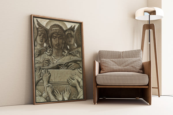 Elihu Vedder — Rubáiyát of Omar Khayyám: The Recording Angel | Illustration Art Print